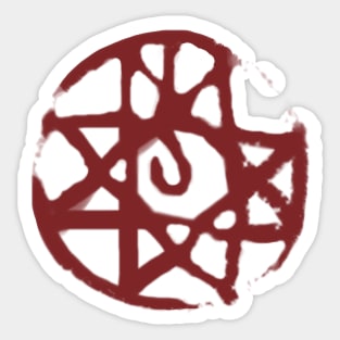 blood seal Sticker